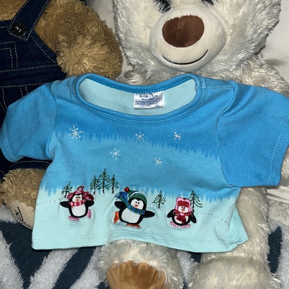 Build A Bear Winter Theme 5 Piece Holiday Outfit Accessories Gift Bag Bundle - Picture 12 of 14